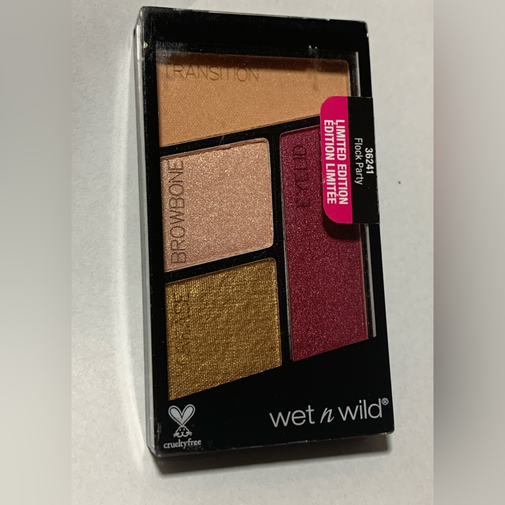 Wet N Wild Flock Party 36241 Quad Eye Shadow Palette Sealed Limited Edition